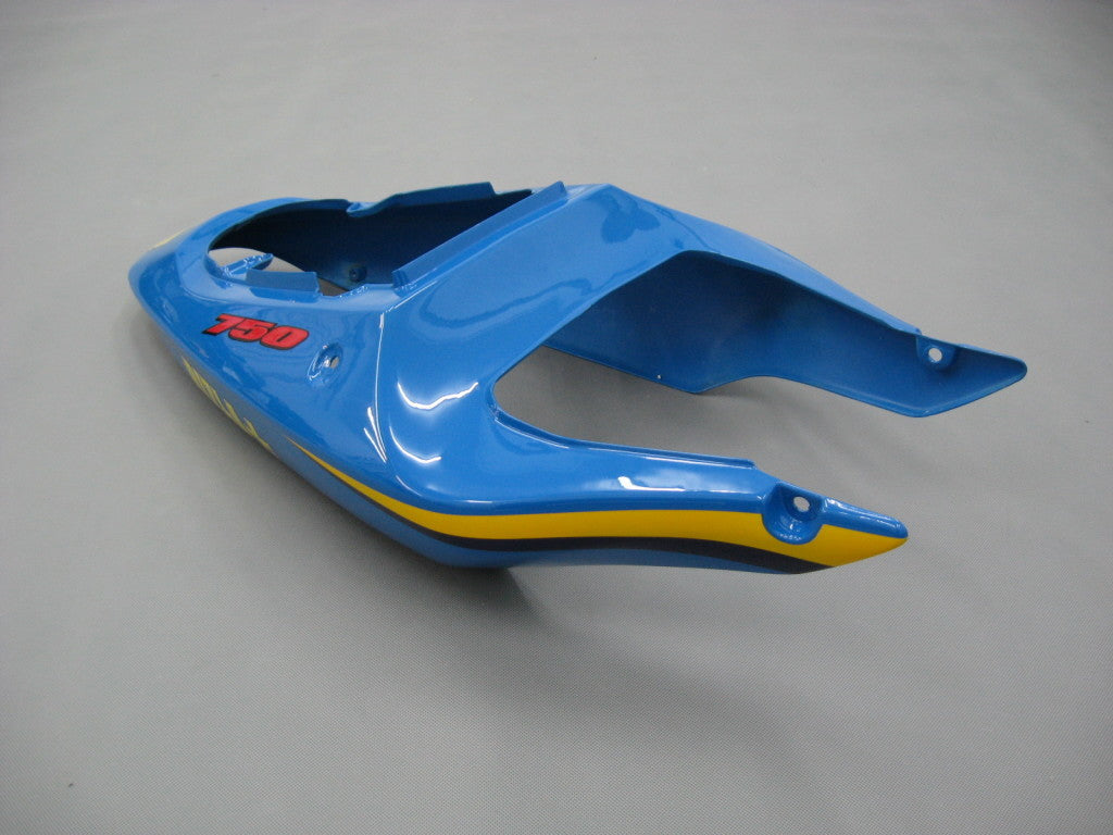 For GSXR600 2001-2003 Bodywork Fairing Blue ABS Injection Molded Plastics Set