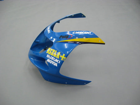 For GSXR600 2001-2003 Bodywork Fairing Blue ABS Injection Molded Plastics Set