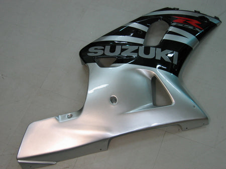 For GSXR600 2001-2003 Bodywork Fairing Black ABS Injection Molded Plastics Set