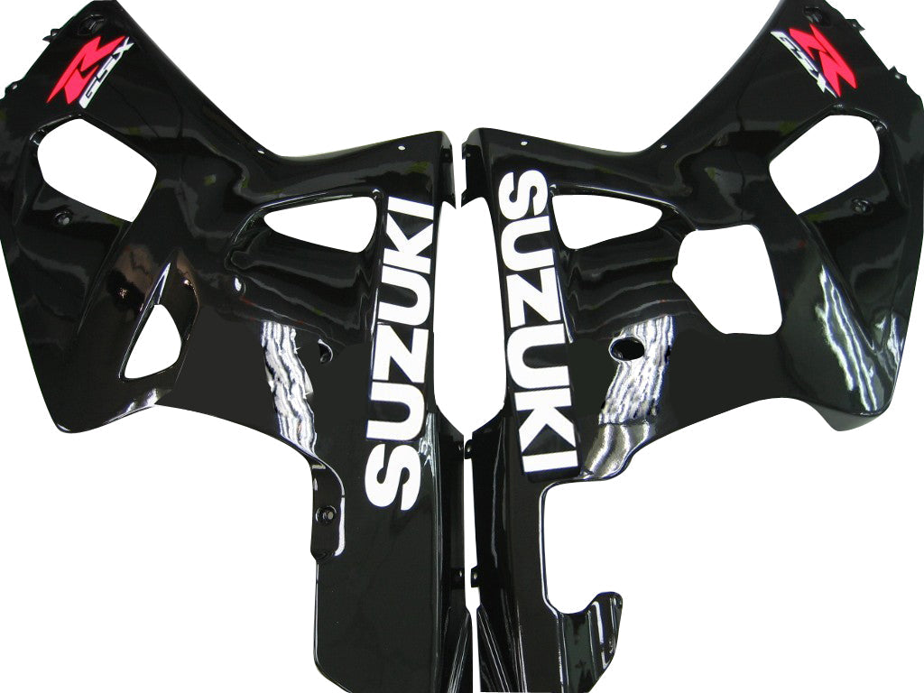 For GSXR600 2001-2003 Bodywork Fairing Black ABS Injection Molded Plastics Set