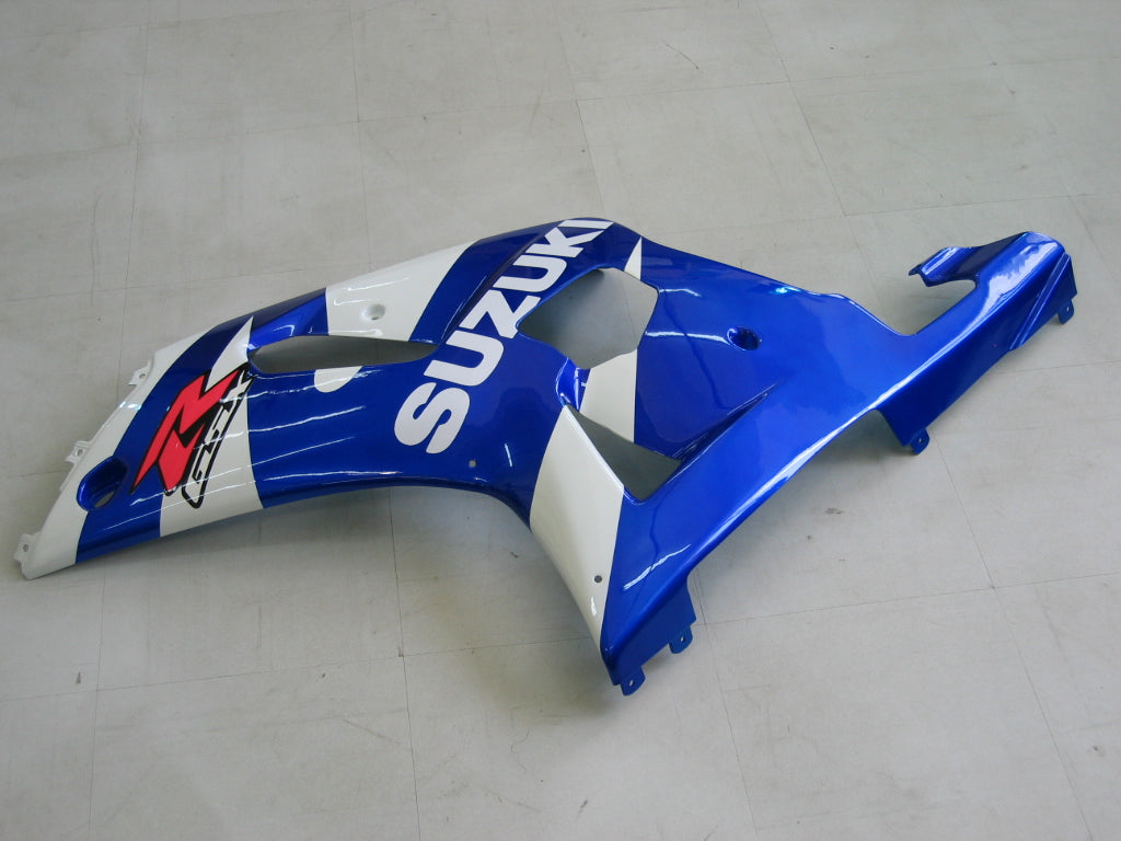 For GSXR600 2001-2003 Bodywork Fairing Blue ABS Injection Molded Plastics Set