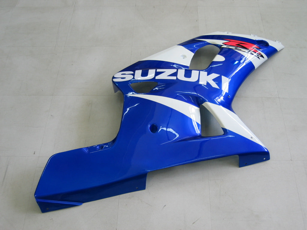 For GSXR600 2001-2003 Bodywork Fairing Blue ABS Injection Molded Plastics Set