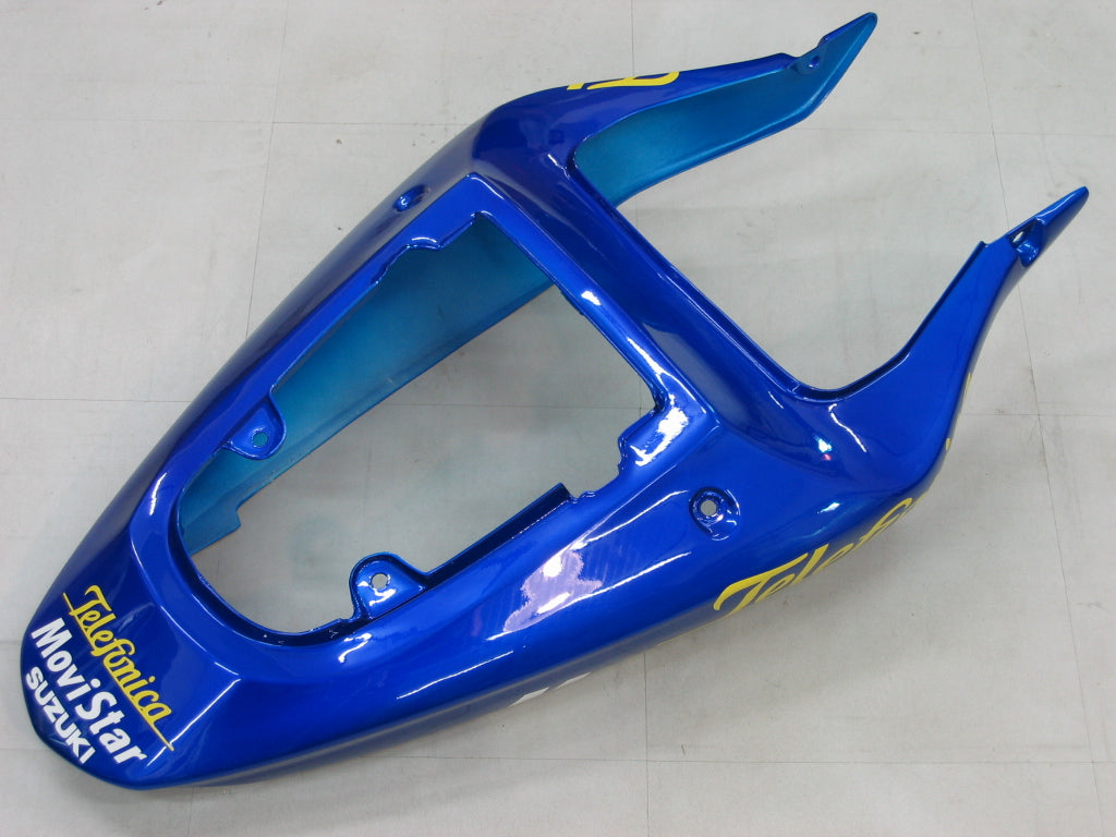 For GSXR600 2001-2003 Bodywork Fairing Blue ABS Injection Molded Plastics Set