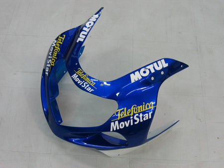 For GSXR600 2001-2003 Bodywork Fairing Blue ABS Injection Molded Plastics Set