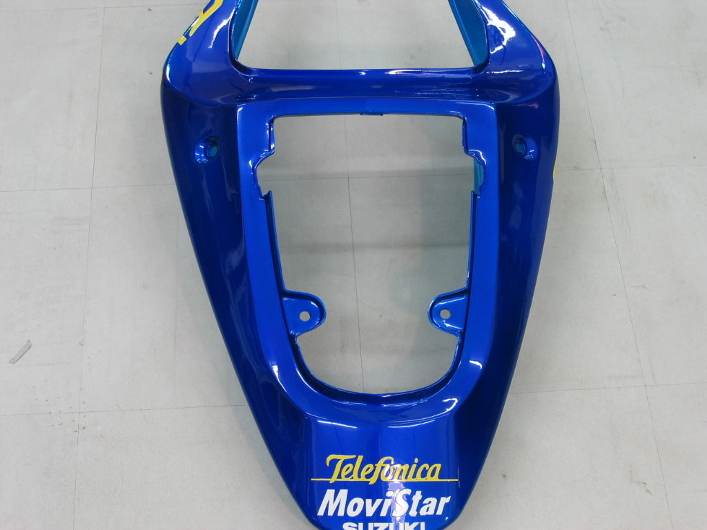 For GSXR600 2001-2003 Bodywork Fairing Blue ABS Injection Molded Plastics Set