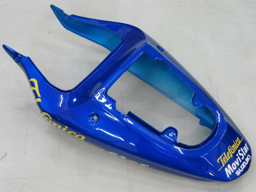 For GSXR600 2001-2003 Bodywork Fairing Blue ABS Injection Molded Plastics Set