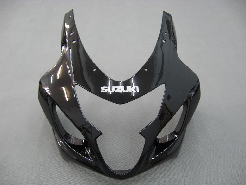 For GSXR 600/750 2004-2005 Bodywork Fairing Black ABS Injection Molded Plastics Set