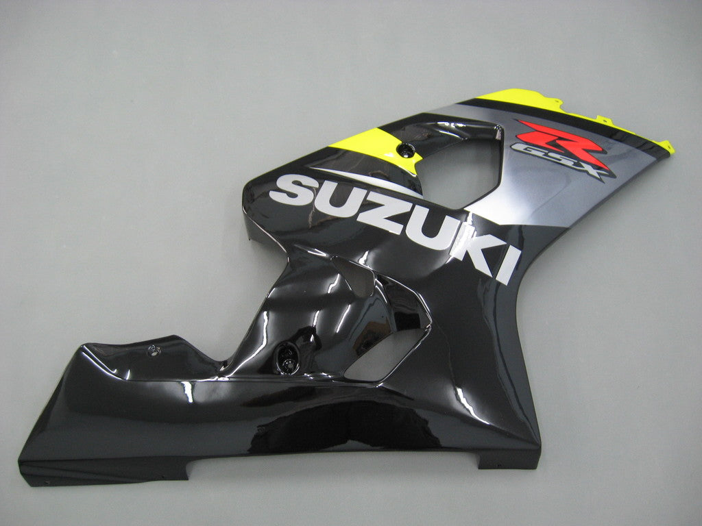 For GSXR 600/750 2004-2005 Bodywork Fairing Yellow ABS Injection Molded Plastics Set