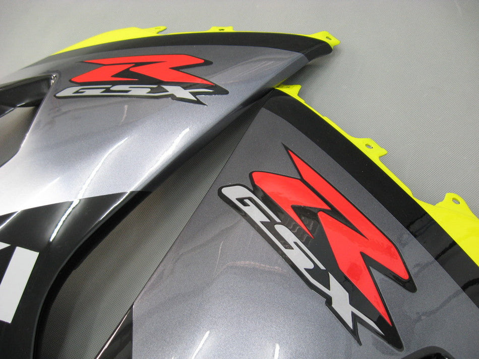 2004-2005 スズキ GSXR 600 750 イエロー&amp;ブラック GSXR レーシングフェアリング ジェネリック