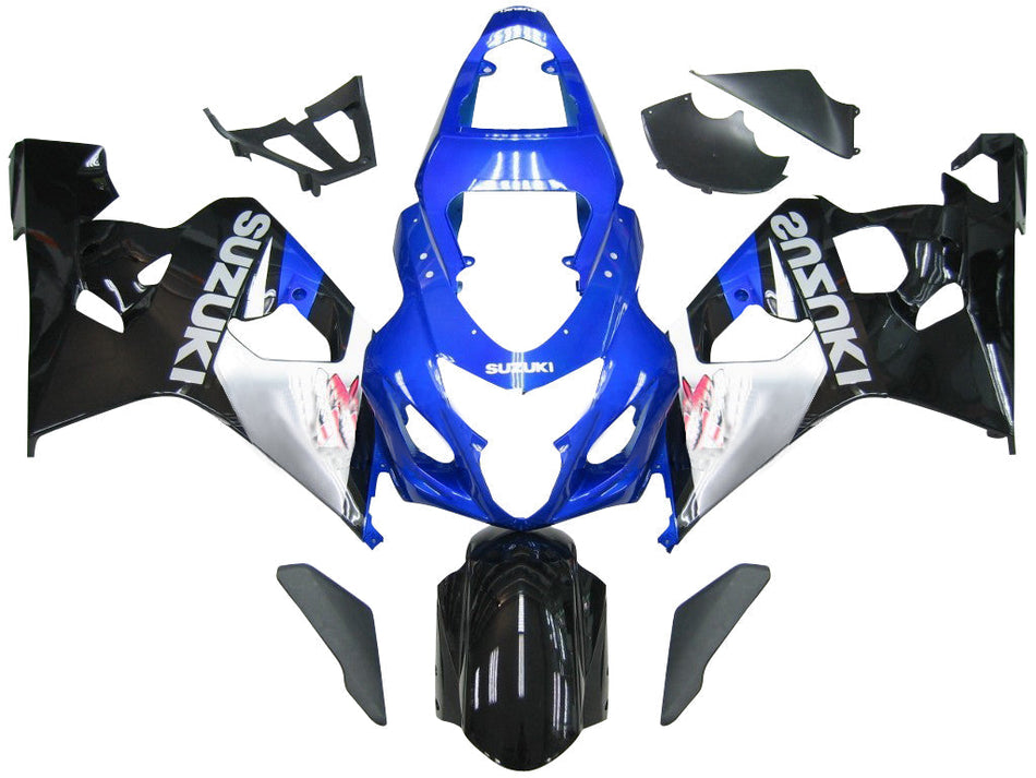 2004-2005 スズキ GSXR 600 750 ブルー ブラック スズキ GSXR レーシング フェアリング ジェネリック