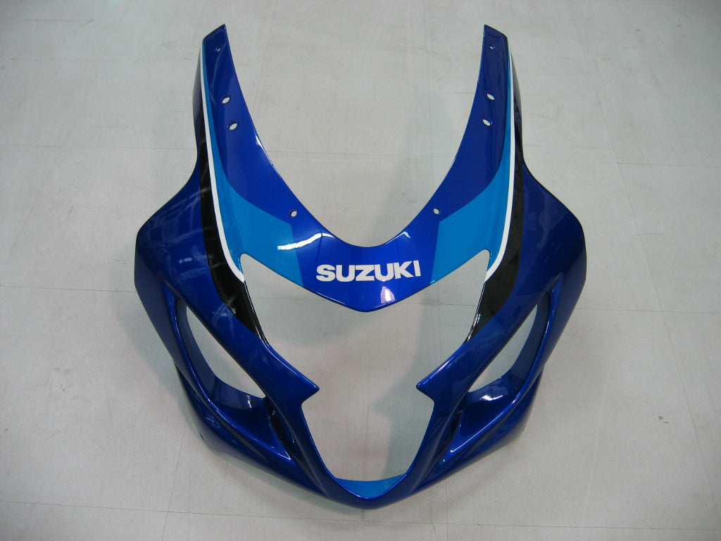 For GSXR 600/750 2004-2005 Bodywork Fairing Blue ABS Injection Molded Plastics Set