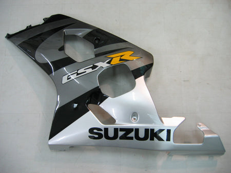 For GSXR 600/750 2004-2005 Bodywork Fairing Black ABS Injection Molded Plastics Set