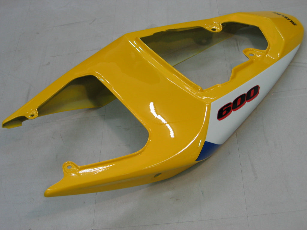 For GSXR 600/750 2004-2005 Bodywork Fairing Yellow ABS Injection Molded Plastics Set