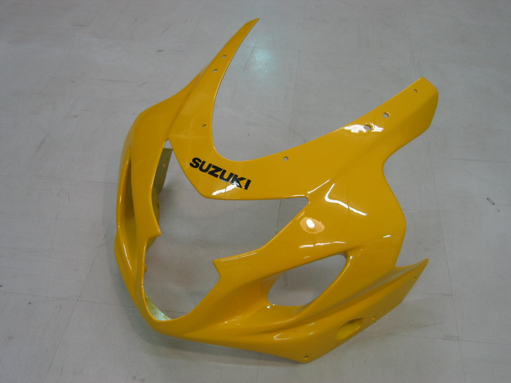 For GSXR 600/750 2004-2005 Bodywork Fairing Yellow ABS Injection Molded Plastics Set