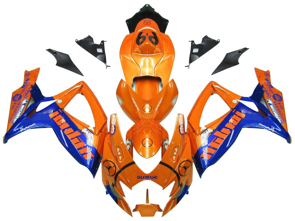 For GSXR 600/750 2006-2007 Bodywork Fairing ABS Injection Molded Plastics Set