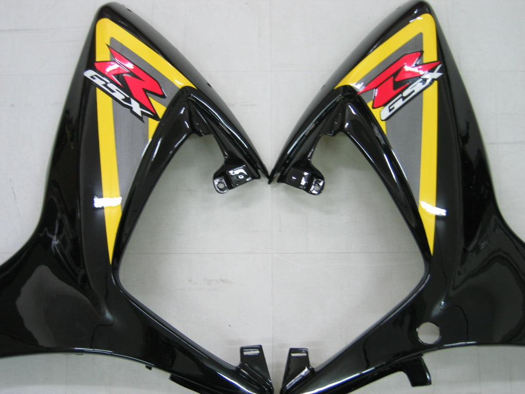 For GSXR 600/750 2006-2007 Bodywork Fairing Black ABS Injection Molded Plastics Set