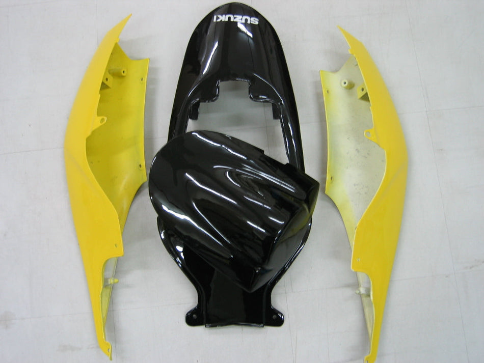 2006-2007 スズキ GSXR 600 750 ブラック &amp; イエロー GSXR レーシングフェアリング ジェネリック