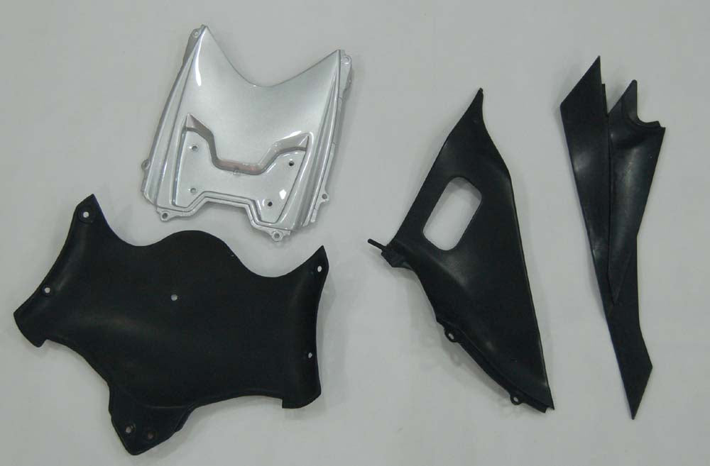 For GSXR 600/750 2008-2009 Bodywork Fairing Silver ABS Injection Molded Plastics Set