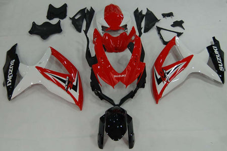 For GSXR 600/750 2008-2009 Bodywork Fairing Red ABS Injection Molded Plastics Set