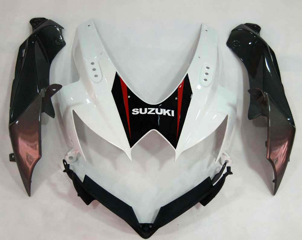 For GSXR 600/750 2008-2009 Bodywork Fairing White ABS Injection Molded Plastics Set