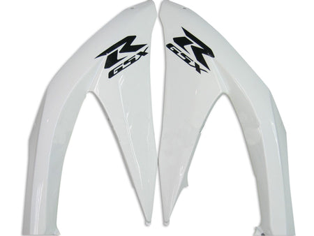 For GSXR 600/750 2008-2009 Bodywork Fairing White ABS Injection Molded Plastics Set