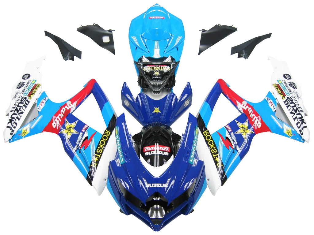 Generic Fit For Suzuki GSXR 600/750 (2008-2009) Bodywork Fairing ABS Injection Molded Plastics Set 32 Style