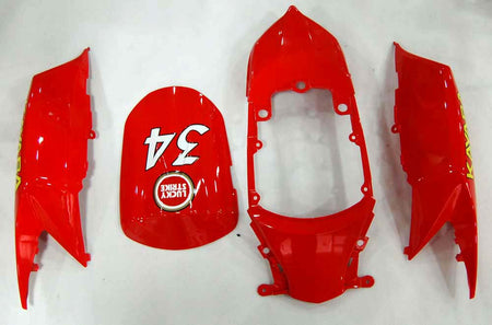 For GSXR 600/750 2008-2009 Bodywork Fairing Red ABS Injection Molded Plastics Set