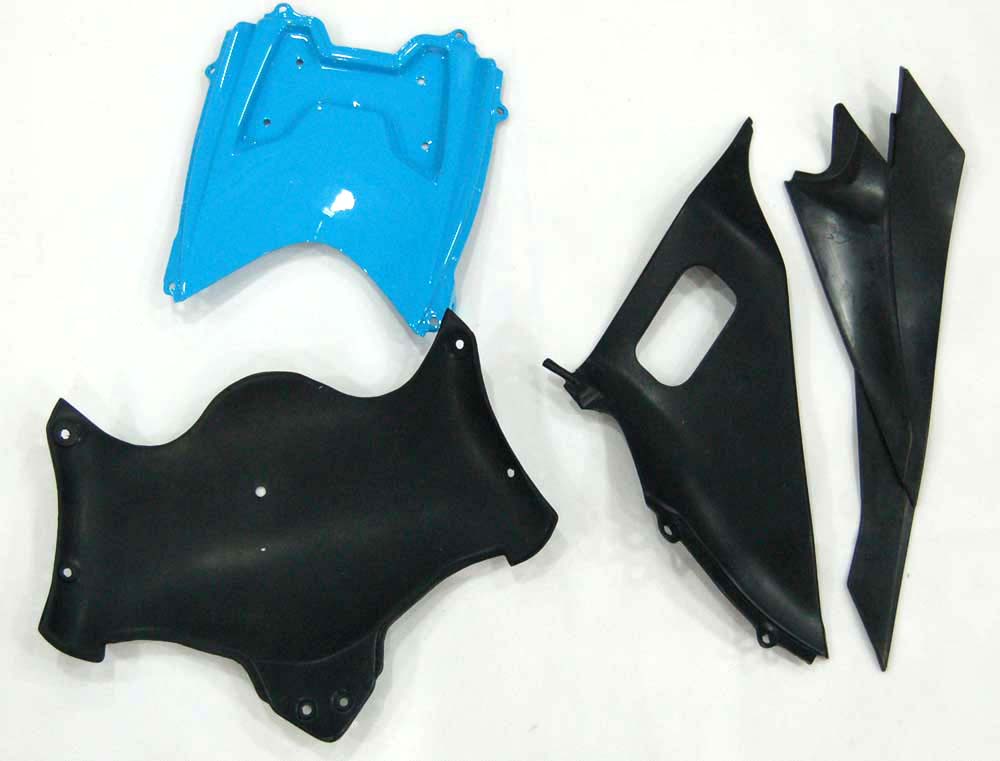 For GSXR 600/750 2008-2009 Bodywork Fairing Blue Rizla ABS Injection Molded Plastics Set