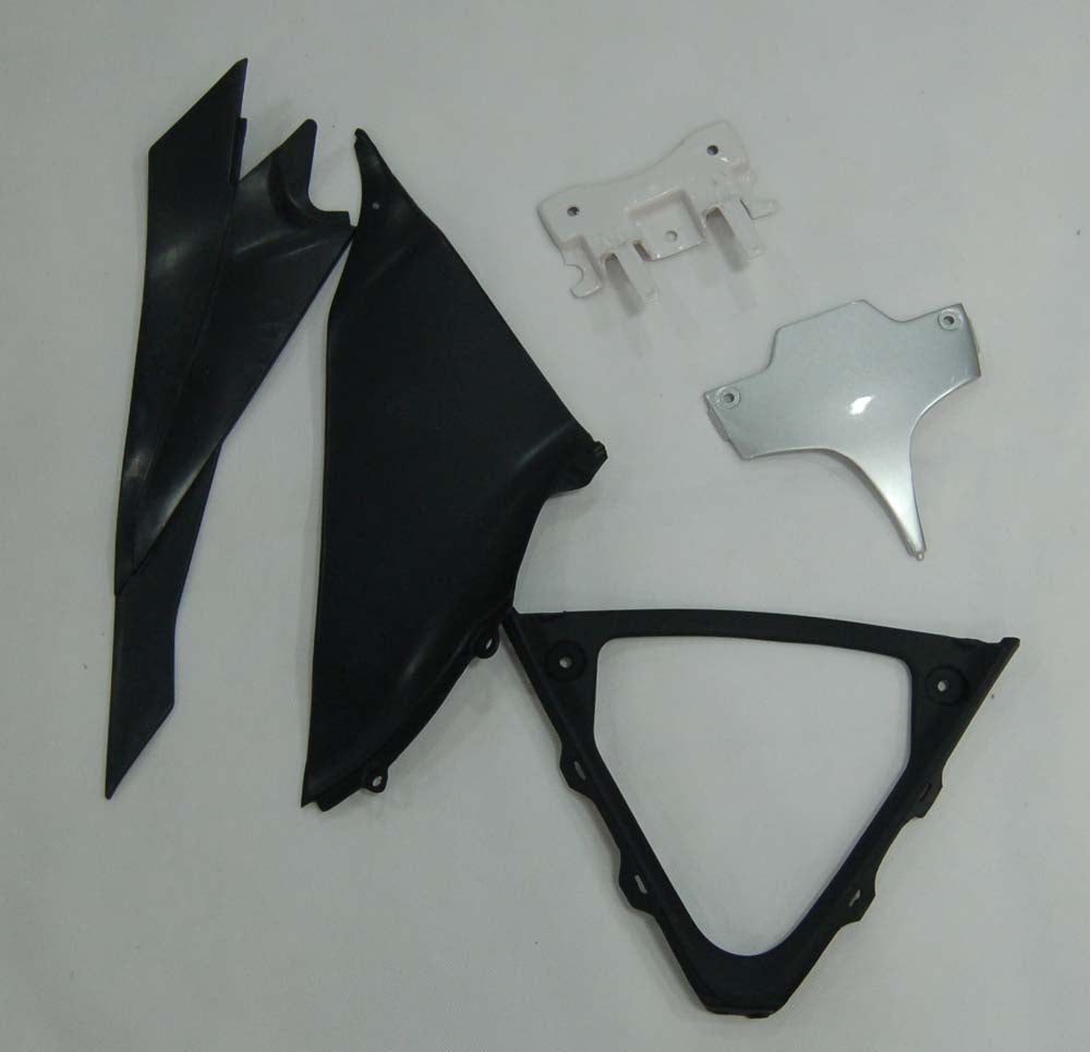 For GSXR 600/750 2008-2009 Bodywork Fairing Silver ABS Injection Molded Plastics Set