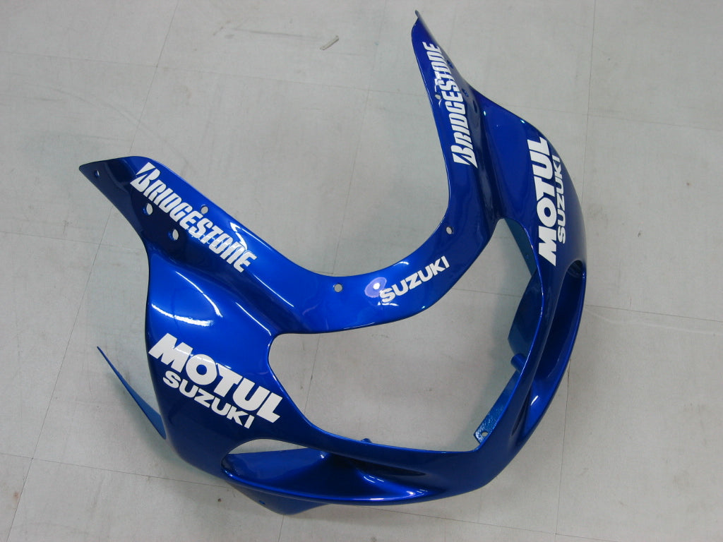 For GSXR750 2000-2003 Bodywork Fairing Blue ABS Injection Molded Plastics Set