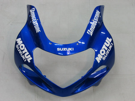 For GSXR750 2000-2003 Bodywork Fairing Blue ABS Injection Molded Plastics Set