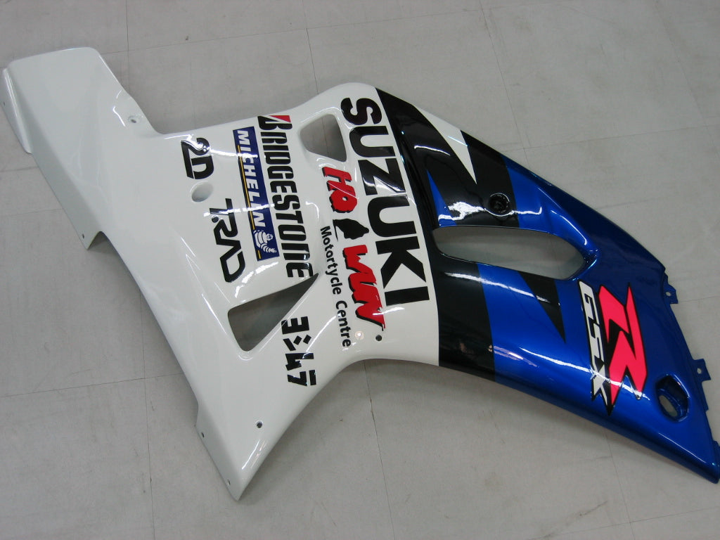 For GSXR750 2000-2003 Bodywork Fairing Blue ABS Injection Molded Plastics Set