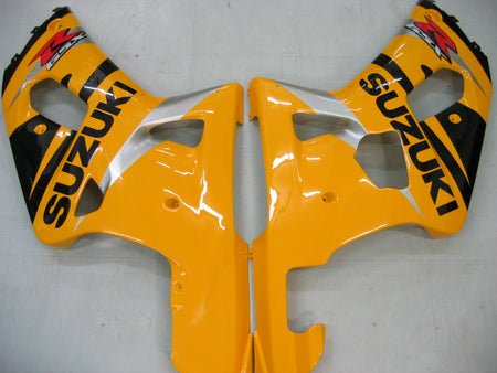 For GSXR750 2000-2003 Bodywork Fairing Yellow ABS Injection Molded Plastics Set