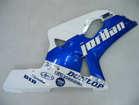 For GSXR750 2000-2003 Bodywork Fairing Blue ABS Injection Molded Plastics Set