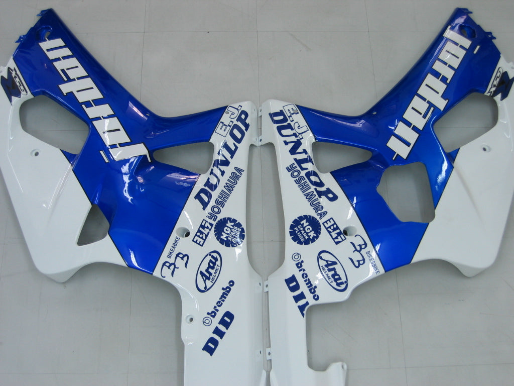 For GSXR750 2000-2003 Bodywork Fairing Blue ABS Injection Molded Plastics Set