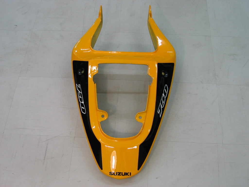 For GSXR750 2000-2003 Bodywork Fairing Yellow ABS Injection Molded Plastics Set