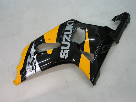 For GSXR750 2000-2003 Bodywork Fairing Yellow ABS Injection Molded Plastics Set