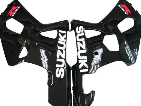 For GSXR750 2000-2003 Bodywork Fairing Black ABS Injection Molded Plastics Set