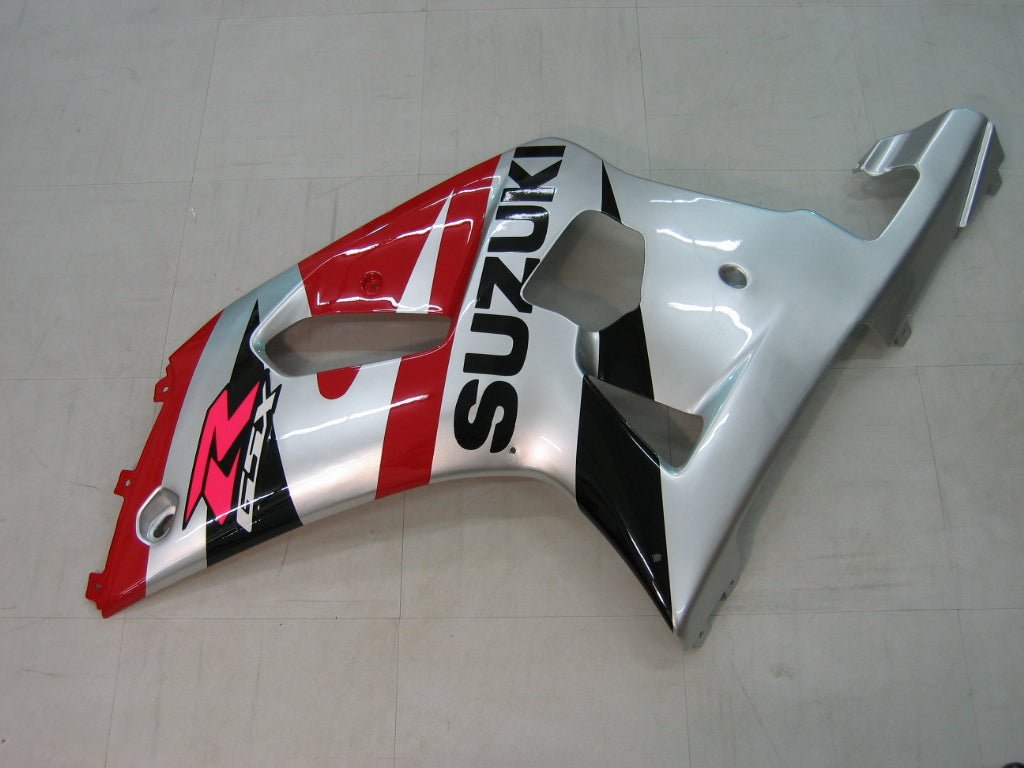 For GSXR750 2000-2003 Bodywork Fairing Red ABS Injection Molded Plastics Set