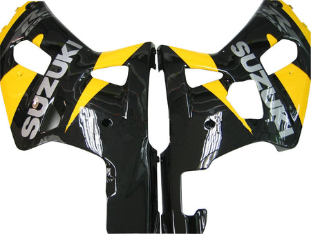 For GSXR750 2000-2003 Bodywork Fairing Yellow ABS Injection Molded Plastics Set