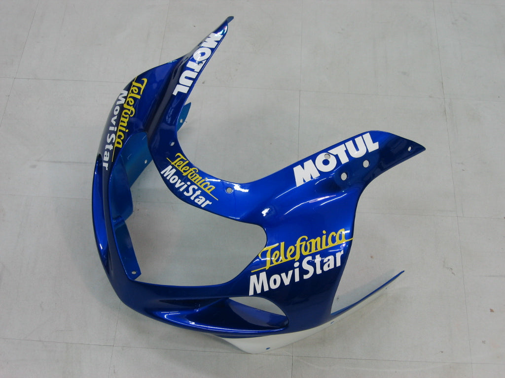 For GSXR750 2000-2003 Bodywork Fairing Blue ABS Injection Molded Plastics Set