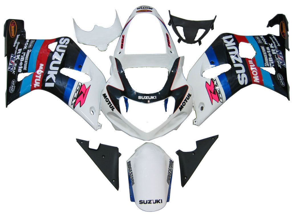 For GSXR750 2000-2003 Bodywork Fairing Multi-Color ABS Injection Molded Plastics Set