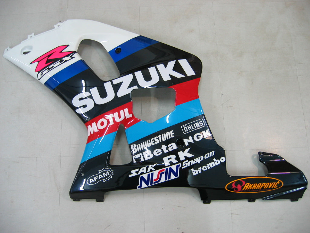 For GSXR750 2000-2003 Bodywork Fairing Multi-Color ABS Injection Molded Plastics Set