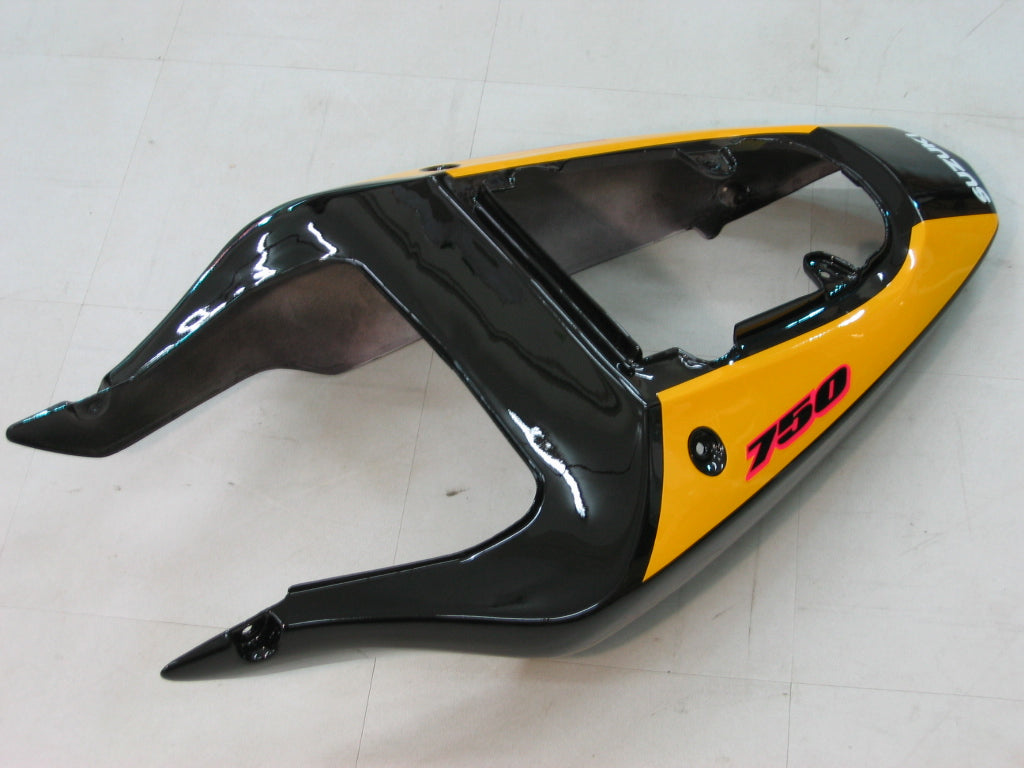 For GSXR750 2000-2003 Bodywork Fairing Yellow ABS Injection Molded Plastics Set