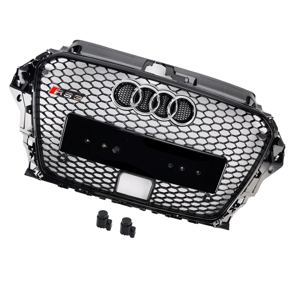 2013-2016 Audi A3 8V1 / Sline / S3 ACC付き RS3スタイル フロントバンパーグリル
