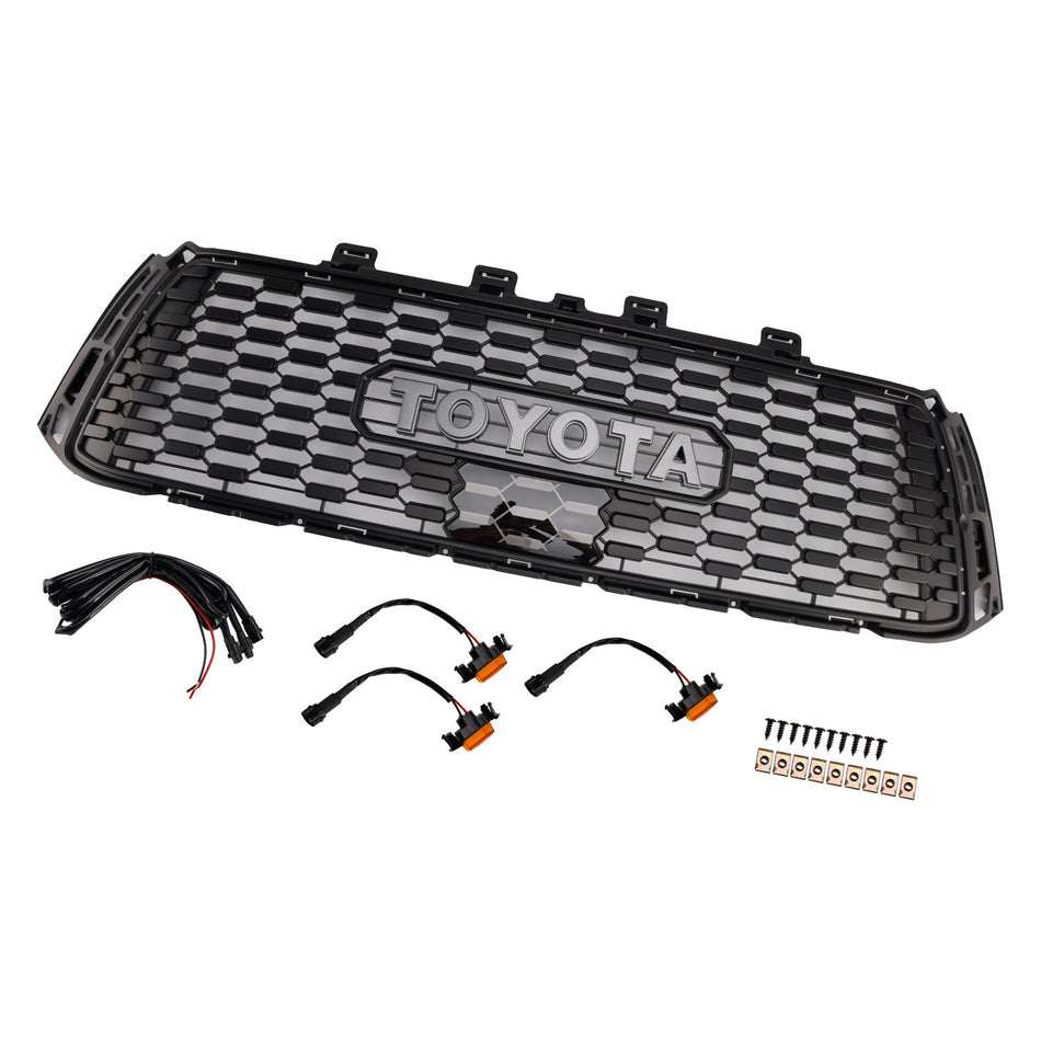 2010-2013 トヨタ タンドラ TRD PRO ブラック ハニカム フロントバンパーグリル