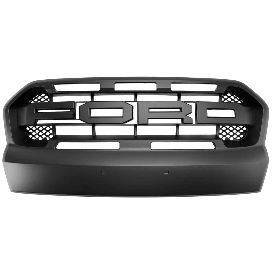 2015-2019 フォード レンジャー T7 LED ラプタースタイル フロントバンパーグリルグリル付き
