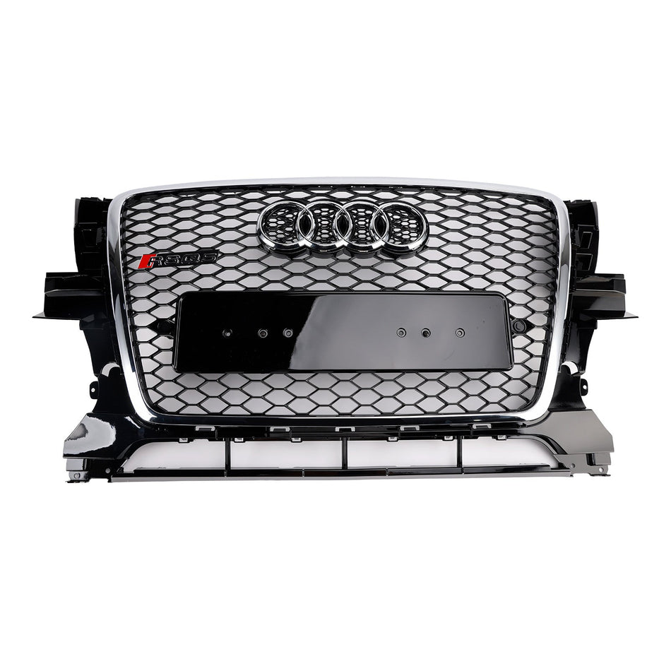 2009-2012 アウディ Q5 クローム/ブラック フロントバンパーグリル グリル 8R0853651B