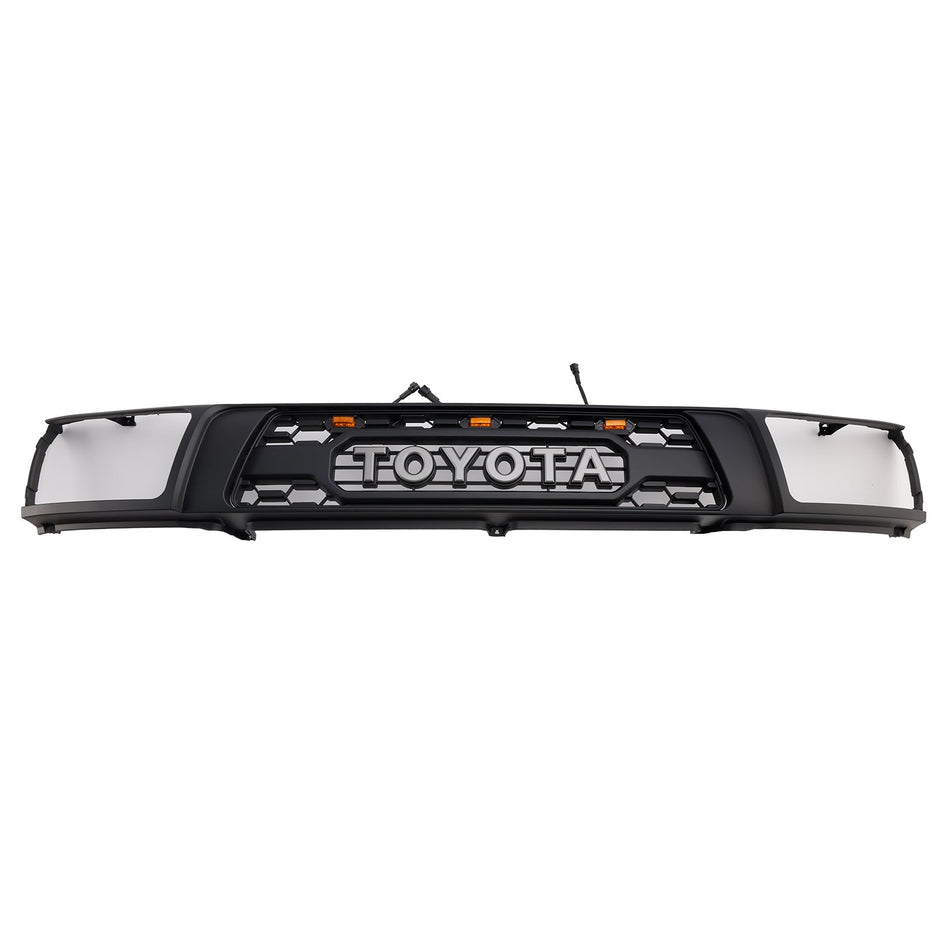 1992-1995 トヨタ 4Runner LED マットブラック フロントバンパーグリルグリル付き