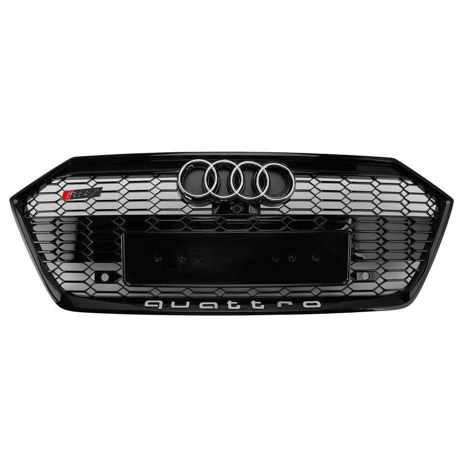 2019-2024 アウディ A7 C8 / Sline / S7 グロスブラック フロントバンパーグリル グリル